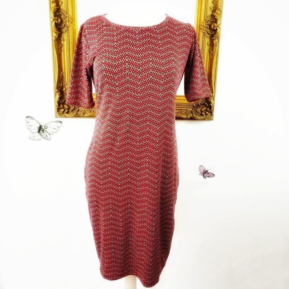 Lularoe Julia small geometric print dress
